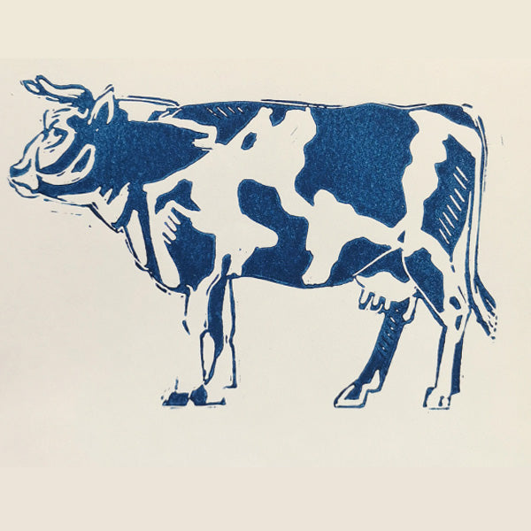 Linoprint Koe