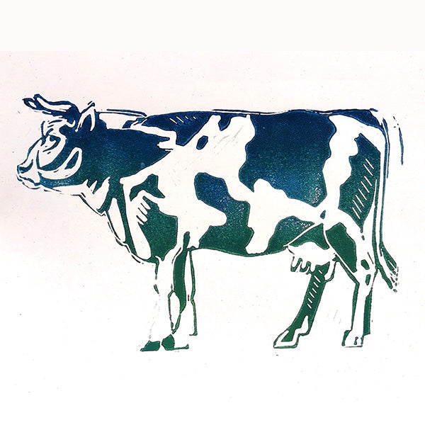 Linoprint Koe