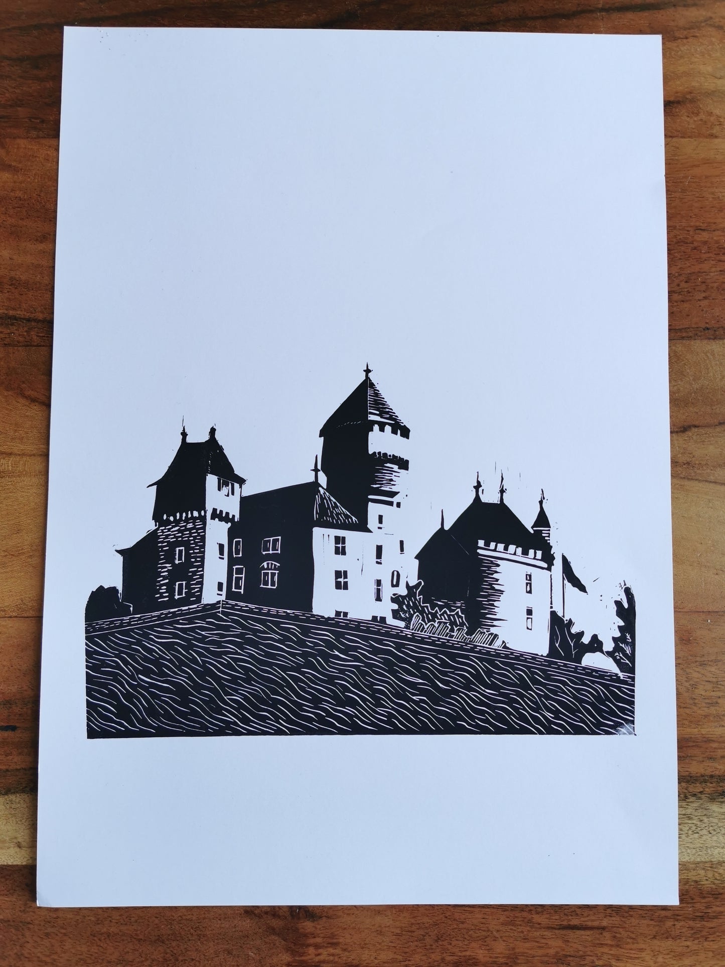 Linoprint Chateau