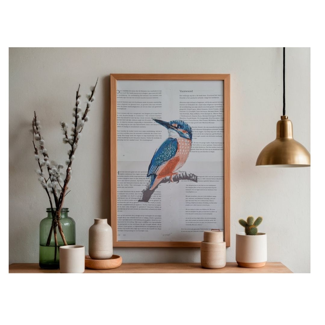 Ijsvogel reductie in 10 kleuren