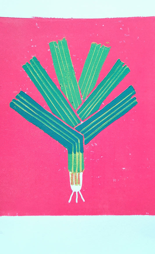 Linoprint Prei (reduction)